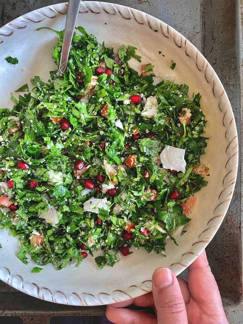 Tabbouleh Salad - butfirstchai.com Recipe Lebanese, Tabbouleh Salad Recipe, Tabbouleh Recipe, Olive Oil Dressing, Oil Dressing, Tabbouleh Salad, Lebanese Cuisine, Fav Food, Eastern Cuisine