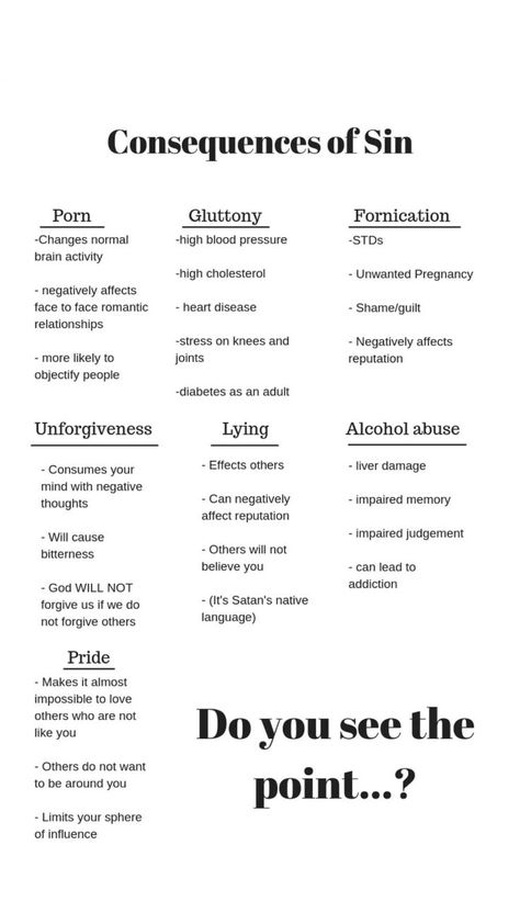 Consequences Of Sin(Wrong Doings) in 2022 | Bible study lessons, Revelation bible study, Bible teachings Things That Are Sins, Consequences Of Sin, Revelation Bible Study, Revelation Bible, Bible Truths, Study Scripture, Bible Study Notebook, Christian Bible Study, Study Bible