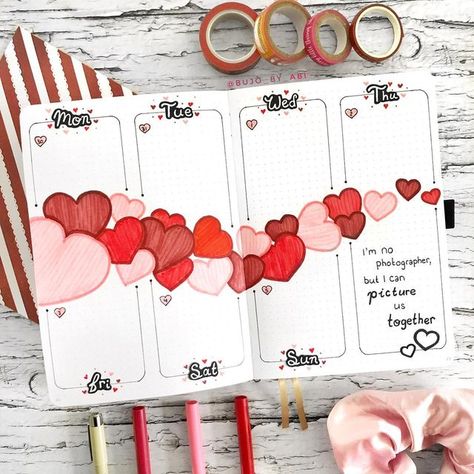 Bujo Themes February, Bullet Journal Febrero, Bujo February, February Spread, February Bujo, Journal February, 2024 Bujo, Bullet Journal Work, February Bullet Journal