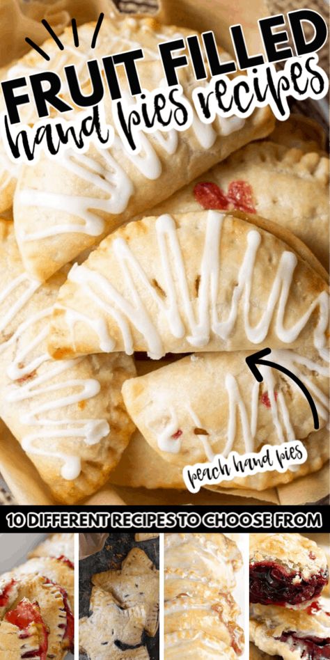 Fruit Pasties Recipes, Pocket Pies Fruit, Mini Hand Pies Recipes, Fried Cherry Hand Pies, Breakfast Hand Pies Recipes, Fried Fruit Pies Easy, Fruit Hand Pies Baked, Hand Held Fruit Pies, Homemade Hand Pies Crust Recipe