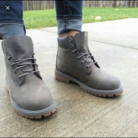 Grey Timberland Boots, Grey Timberlands, Timberland Boots Outfit, Timberland Waterproof Boots, Timberland Outfits, Yellow Boots, Timberland Pro, Timberlands, Boots Mens