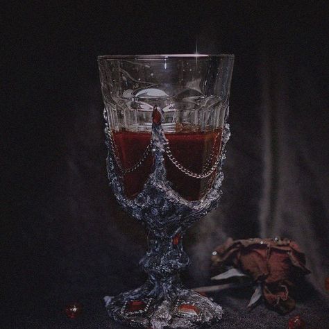 Gothic Wine Glasses, Vampire Items, Begoth Dolls, Goth Vampire, Victorian Vampire, Gothic Aesthetic, Creatures Of The Night, Red Aesthetic, Absinthe Fountain