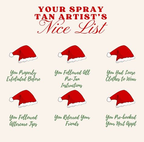 Make your spray tan last longer with proper pre and post tan care. #holidayvibes #spraytan #mobilespraytan Tanning Post Ideas, Spray Tan Christmas, Holiday Spray Tan, January Tanning Quotes, Christmas Spray Tan, Spray Tan Content Ideas, Tanning Salon Aesthetic, Esthetics Branding, Spray Tan Business Marketing