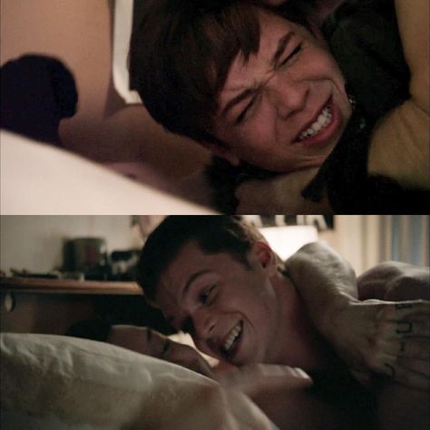 Gallavich Cuddling, Ian And Caleb Shameless, Iggy Milkovich, Gallavich Kiss, Gallavich Fanart, Shameless Fanart, Shameless Mickey And Ian, Shameless Characters, Ian Gallagher