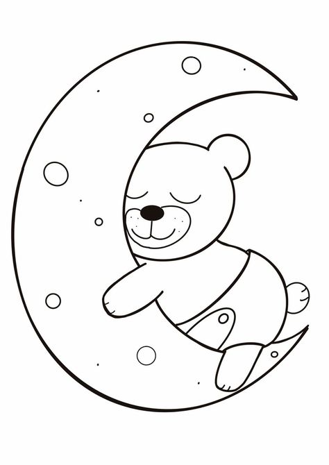 Easy Embroidery Ideas, Moon Coloring Pages, Punch Needle Patterns, 카드 디자인, Pola Sulam, Hand Embroidery Projects, Cartoon Coloring Pages, Hand Embroidery Design Patterns, Hand Embroidery Art