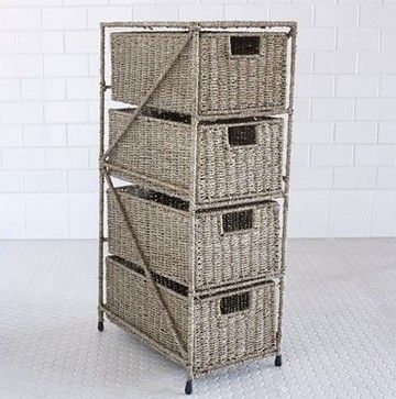 Sasha Seagrass 4-Drawer Tower eclectic clothes and shoes organizers Drawer Tower, Eclectic Clothes, Set Of Drawers, Festive Holiday Decor, Cost Plus World Market, Funky Design, Affordable Home Decor, Affordable Furniture, Closet Storage