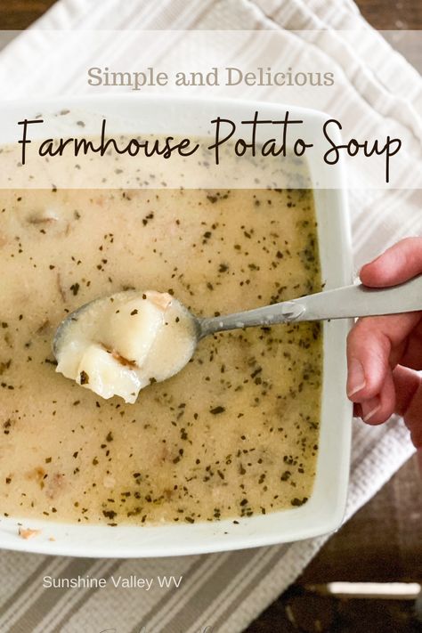 Quick Potato Soup Recipes, Rustic Potato Soup, Quick Potato Soup, Homestyle Recipes, Dairy Free Soup Recipe, Paleo Soup Recipe, Rustic Potatoes, Gluten Free Soup Recipes Glutenfree, Hearty Soup Recipes