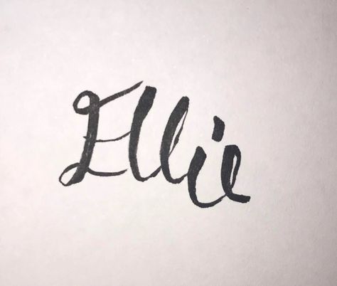 Ellie Name, Calligraphy Name, Calligraphy, Art