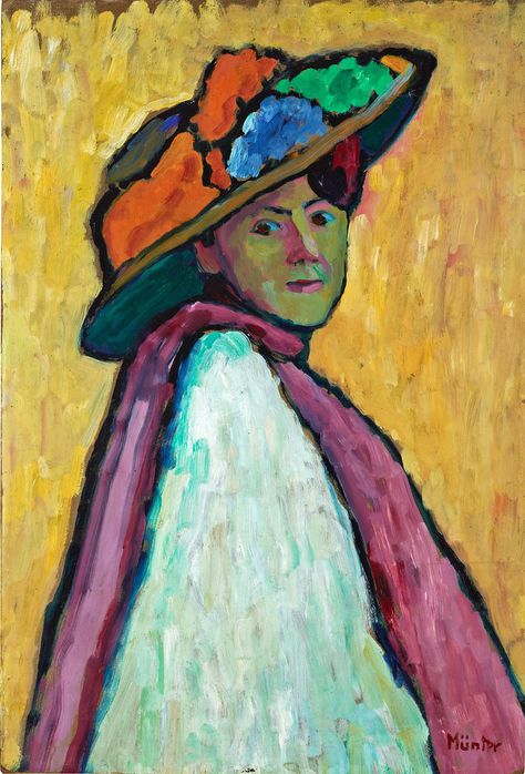 Gabriele Münter - Portrait of Marianne von Werefkin [1909]… | Flickr Gabriele Münter, Blue Rider, Franz Marc, German Expressionism, Fauvism, Wassily Kandinsky, Henri Matisse, Art Movement, Art Moderne