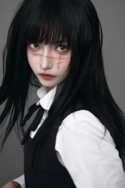 Cosplay Black Hair, Simple Cosplay Ideas, Easy Anime Cosplay, Easy Cosplay Ideas, Cosplay Ideas Women, Anime Cosplay Ideas, Easy Cosplay, Anime Cosplay Makeup, The Ancient Magus Bride