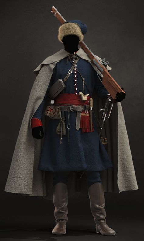 Ww1 Uniforms, Russian Clothing, Concept Clothing, Marvelous Designer, Medieval Clothing, Military Uniform, Fantasy Clothing, Historical Clothing, Character Outfits