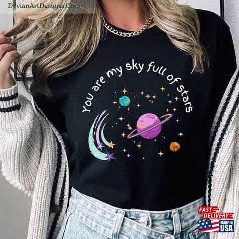 Coldplay You Are My Sky Full Of Stars Shirt Music The Spheres Tour T-Shirt Unisex Check more at https://devianartdesigns.com/product/coldplay-you-are-my-sky-full-of-stars-shirt-music-the-spheres-tour-t-shirt-unisex/ Coldplay World Tour, Coldplay Shirts, Coldplay Tour, Music Of The Spheres, World Tour Shirt, Universal Shirts, Superhero Shirt, Sky Full Of Stars, Sky Full