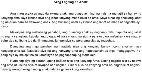 This is the example of short stories about for children (in tagalog version). Kwentong Pambata, Short Story Examples, Maikling Kwento, Short Stories To Read, Stories With Moral Lessons, Remedial Reading, Kindergarten Math Free, Very Short Stories, Reading Comprehension For Kids