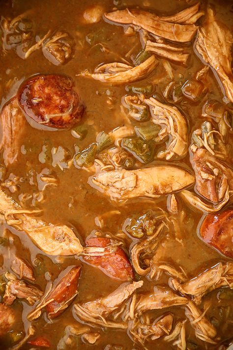 Gumbo Ya Ya Recipe, Gumbo Recipe Easy, Chicken And Sausage Gumbo, Dark Roux, Ragin Cajun, Chicken Sausage Gumbo, Cajun Gumbo, Gumbo Recipe Sausage, Creole Spice