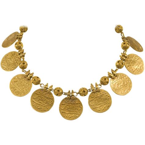 Preowned Indian Kasu Malai Gold Coin Gold Necklace Early 20th Century ($59,872) ❤ liked on Polyvore featuring jewelry, necklaces, multiple, gold and silver chain necklace, gold necklace, indian gold necklace, indian gold jewellery and indian jewelry Kasu Malai, Antique Coin Necklace, Temple Jewelery, Bridal Clothes, Hairstyle Indian, Gold Jewellery India, Gold Coin Jewelry, Gold Necklace Indian, Diamond Girl