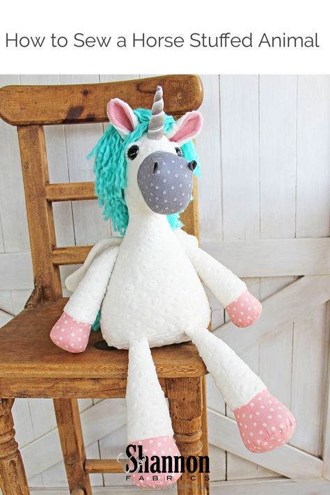 Our national educator Teresa Coates shares all her expert tips on how to sew the Nutty Nag horse doll by @rustichorseshoedesigns, including her recommended Shannon Fabrics fabrics, step-by-step instructions and all the little techniques that make a world of difference! #Cuddle #minky #sew #fabric #sewing #sewingtutorial #stuffedanimal #stuffedanimals #stuffedhorse #horse #horses #plushtoy #boygifts #girlgifts #gift #gifts #toy #toys #horselover #cowboy #cowgirl #diy #western #country #rodeo Plush Horse, Unicorn Doll, Soft Toy Patterns, Doll Sewing, Horse Pattern, Unicorn Toys, Toy Horse, Doll Sewing Patterns, Rag Dolls