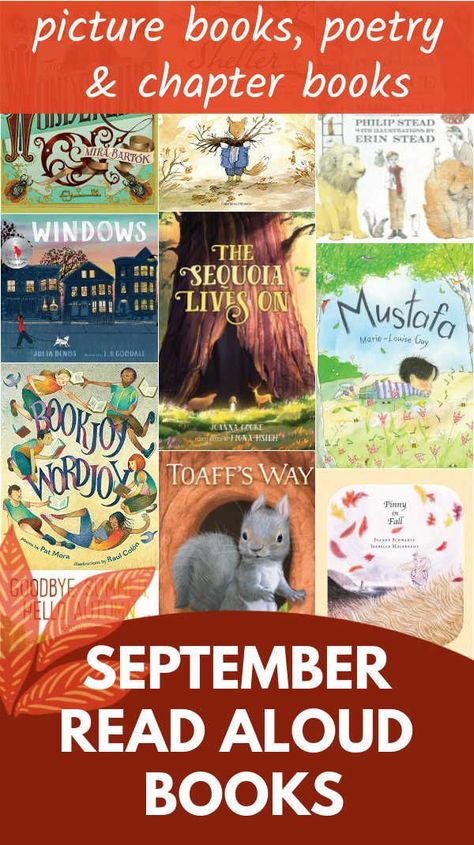 The best books for families to share in September. Ease into autumn with these cozy children's books, including titles for all ages, picture books, poetry and read aloud chapter books. September Read Alouds, Read Aloud Chapter Books, Easy Chapter Books, Books Poetry, Childrens Library, Kindergarten Books, Fall Reading, Read Aloud Books, Will Power