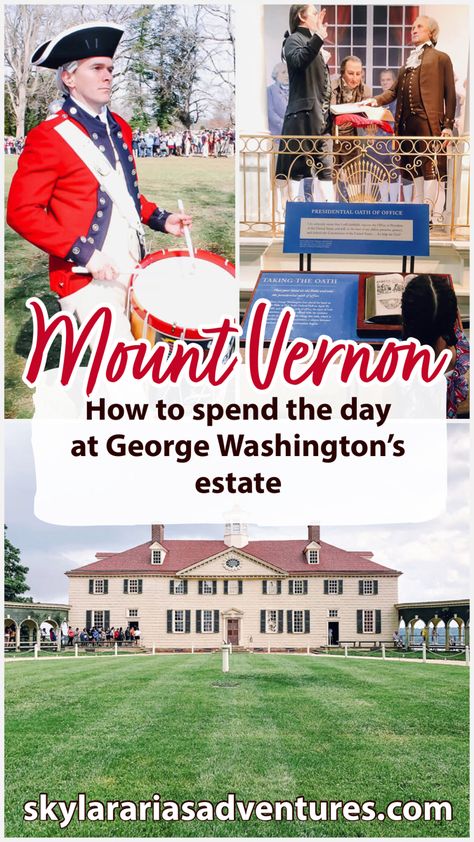 Guide on visiting George Washington’s Estate at Mount Vernon. I share some tips on how to make the most of your visit. #mountvernon #historicplaces #usatravel #usaroadtrip #usadestinations #traveltips #explorevirginia #visitvirginia #roadtripideas Mt Vernon Washington, Visit Virginia, Mount Vernon Washington, Washington Dc Vacation, Dc Vacation, Vacation 2024, Mansion Tour, Dc Trip, Pennsylvania Travel