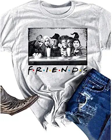 Amazon.com : Friends TV Shirts Cute Halloween Shirts, Horror Shirts, Halloween Horror Movies, Friends T Shirt, Friends Tshirt, Home T Shirts, Halloween Horror, Hocus Pocus, Horror Movie