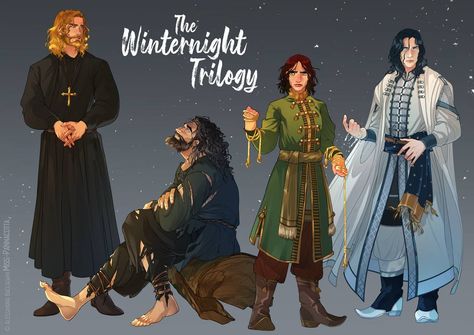 The Winternight Trilogy, Novel Fanart, Katherine Arden, Winternight Trilogy, Book Fanart, Forever Book, Bookish Things, Fantasy Story, Literature Art