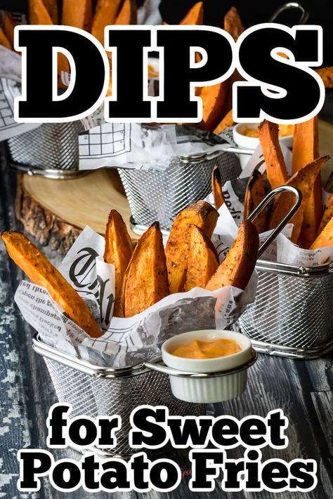 These are my favorite dipping sauces for sweet potato fries that aren't the usual ketchup or mayo. But what’s a fry without its dipping sauce? Unlock a world of flavor with sweet potato fry dipping sauces. These delectable accompaniments turn ordinary fries into extraordinary culinary adventures. Whether you crave a classic pairing or want to explore unique, mouthwatering options, this list will introduce you to a symphony of taste that'll elevate your snacking experience. When it comes to ... Sweet Potato Chip Dip, Air Fry Sweet Potato Chips, Sauce For Sweet Potato Fries, Dip For Sweet Potato Chips, Sweet Potato Fries Dip, Dip For Sweet Potato Fries, Marshmallow Dip For Sweet Potato Fries, Dip For Sweet Potato Fries Easy, Brown Sugar Dipping Sauce For Sweet Potato Fries