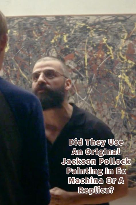 The film Ex Machina would have used a copy of the Jackson Pollock painting No 5 (1948); the painting was sold by David Geffen, a Hollywood producer and film studio executive, for over USD 140 million in 2006. Geffen would have sold the painting long before the movie was produced, and no respectable art collector would place such a valuable work of art on a film set or studio. #GreatArtists #AnitaLouiseArt #JacksonPollock #ExMachinaMovie No 5 1948, Jack Pollock, Ex Machina Movie, Anita Louise, David Geffen, Jackson Pollock Number 5, Pollock Paintings, Social Media Art, Inspiring Artists