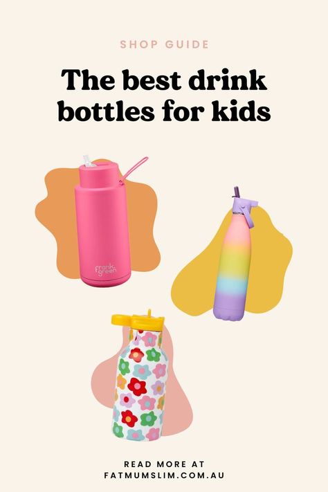 The ultimate goal when looking at kids drink bottles is finding one that lasts the whole school year, and most importantly doesn’t leak. Bonus points if it can keep water cool for the school day, and has easy-to-use lid. Kids Drink Bottles, Kids Drink, Kid Drinks, Back To School Shopping, School Shopping, Water Cooler, Good Fats, School Days, Fun Drinks