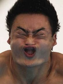 Funny Faces Of Divers Olympic Divers, Ching Chang, Ching Chong, Funny Faces Pictures, Bizarre Pictures, Flirting Quotes For Her, Weird News, Flirt Tips, Flirting Memes