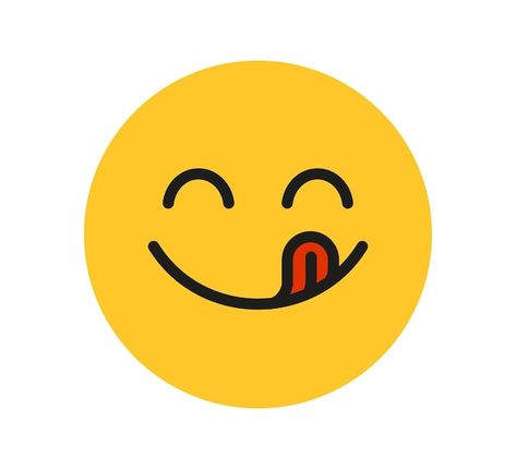 Hungry Emoji, Yummy Emoji, Food Symbol, Tongue Emoji, Smile Emoji, Face Smile, Food Signs, Emoji Drawing, Food Poster Design