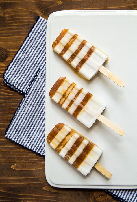 Earl Grey Latte Popsicles! @dessertfortwo Earl Grey Latte, Dessert For Two, Cold Treats, Ice Cream Popsicles, Popsicle Recipes, Frozen Treat, Challah, Earl Grey, How Sweet Eats