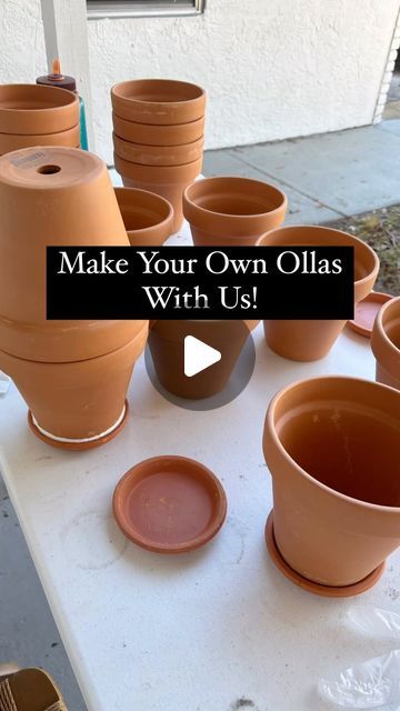 Diy Olla, Diy Home Garden, Home Garden Ideas, Sunday Market, Growing Tips, Ceramic Pots, One Pot, Soil, Make Your Own