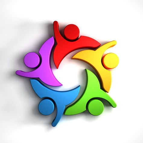 Happy teamwork 5 group of people logo gr... | Premium Photo #Freepik #photo #community #member #friends #union Harmony Illustration, Teamwork Logo, Colorful People, Support Logo, Logo Clipart, Circle Logo Design, People Logo, Realty Logo, Circular Logo