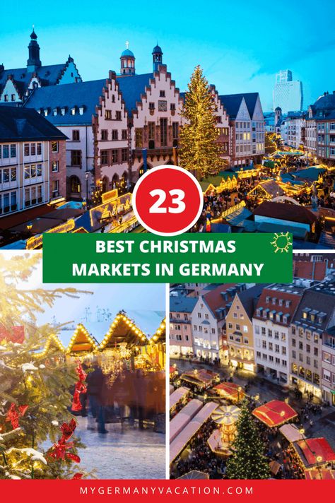 Spend the holidays in one of the most festive places in the world: Christmas markets in Germany! This guide will show you everything you need to know from opening dates to tips on how to stay warm. Discover the best Christmas markets from all over Germany including Munich, Stuttgart, Cologne, Berlin, Hamburg, Black Forest, and many more! Stuttgart Christmas Market, Christmas Markets Germany, Christmas In Germany, Germany Christmas, Black Forest Germany, Germany Vacation, German Christmas Markets, Christmas In Europe, Best Christmas Markets