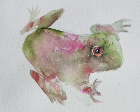 Painting Frogs in Watercolor | PAINT WITH ME Watercolour Sketches, Paint With Me, Painting Animals, Watercolor Tutorial, Loose Watercolor, Watercolor Ideas, Watercolor Sketch, Watercolour Tutorials, Watercolor Paint