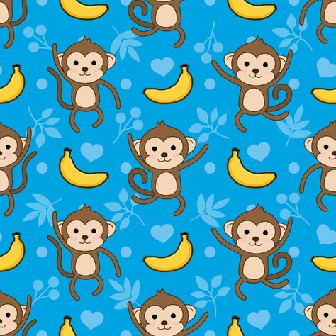 Banana Vector, Galactus Marvel, Tropical Prints Pattern, Orange Monkey, Superman Wallpaper, Monkey And Banana, Monkey Wallpaper, Banana Pattern, Monkey Pattern