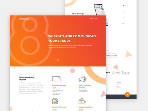 Agency Website orange agency website ui website ui branding design Web Design Orange, Orange Branding Design, Orange Website Design, Website Design Orange, Orange Website, Orange Branding, Orange Web, Ux Design Portfolio, Ui Website