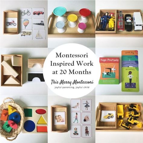 Montessori Inspired Work at 20 Months Activities For 20 Month Old, Montessori Trays, Montessori Shelf, Montessori Parenting, Practical Life Activities, Montessori Lessons, Montessori Homeschool, Montessori Practical Life, Montessori Toddler Activities