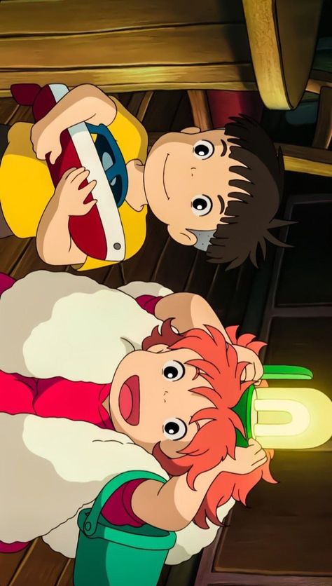 Ghibi Scene Aesthetic, Porofile Set, Ponyo Screen Caps, Ponyo Background, Ponyo Wallpapers, Ponyo Studio Ghibli, Ponyo Anime, Ghibli Ponyo, Personajes Studio Ghibli