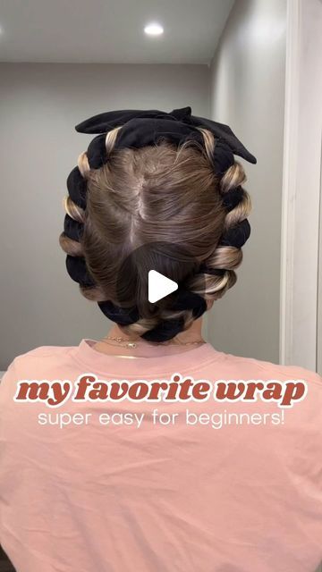 Amanda Carter | heatless curls + hair growth on Instagram: "Welcome to the heatless hair side of social media 🤟🏼 Give me a follow if you’d like to learn more about wrapping your hair and growing your healthiest hair! This is my favorite style of wrap and the one I use most often because it’s 1) easy, 2) quick, and 3) the curls are amazing. If you’re new to heatless curls, this is the wrapping technique you’ll want to start with. I recommend a velvet tie, like the one I’m using, over a satin rod because the velvet helps keep your hair in place better, your tie won’t migrate backwards as you sleep, and it’s more comfortable to sleep in. ➡️ FOLLOW ME then comment LINK for my velvet hair tie, brush, & stylers! You’ll receive a blank message if you’re not following, so for real give me a How To Do Heartless Curls With The Rods, Curly Hair With No Heat, Heatless Curls Robe Belt, Heatless Curls Overnight Silk Scarf, Best Overnight Heatless Curls, Heatless Curls Overnight With Bandana, Heatless Curls Overnight With Shirt, Heartless Curls Robe, No Heat Curls Overnight Robe Tie