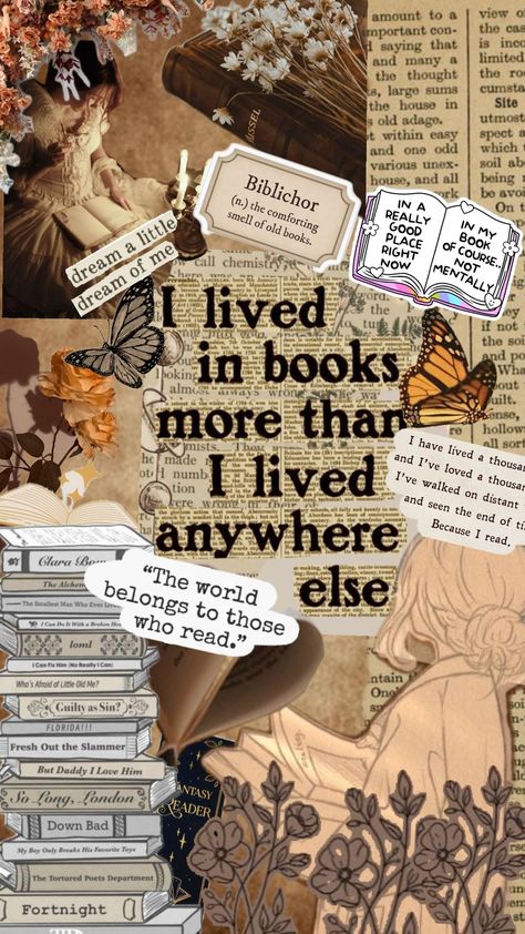 Book Collage Wallpaper, Book Aesthetic Collage, Reading Collage, Readers Aesthetic, Leave It All Behind, Book Wallpapers, Collage Books, Bookshelf Aesthetic, Books Collage