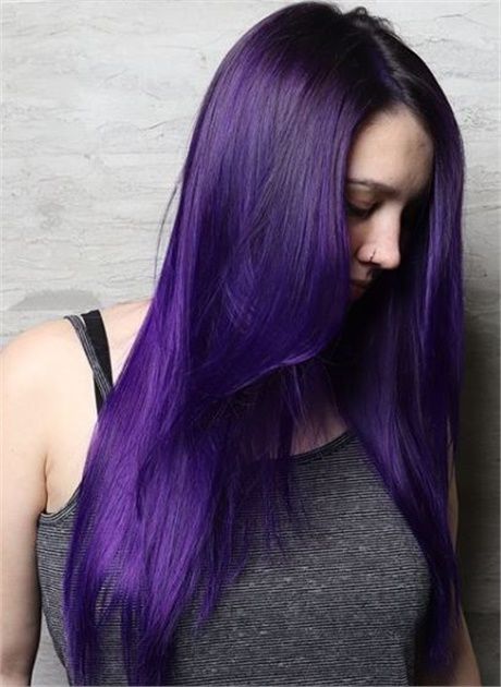 Ultra Violet: How Pantone’s Color of the Year Translates to Hair Color. - Hair Color - Modern Salon Royal Purple Hair, Ultra Violet Hair, Deep Violet Hair, Bright Hair Colour, Purple Hair Inspiration, Hairstyles Colour Ideas, Purple Hair Ideas, Red Violet Hair, Exotic Hair Color