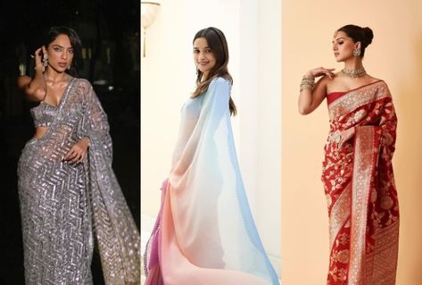 Saree Trends 2024: Looking for some trending saree designs? These were the top trending saree looks in 2023 which will rule 2024 as well. Check out which one suits you the best. Saree 2024 Trend, Latest Sarees 2024, Saree Trends 2024, Latest Saree Trends 2024, Trending Sarees 2024, 2024 Saree Trends, Latest Saree Trends, Trending Saree, Saree Looks