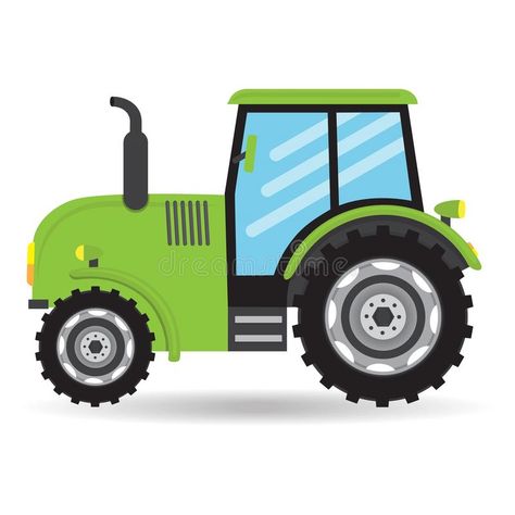 Cartoon green flat vector Tractor vehicle farm icon stock illustration Tractor Illustration, Tractor Vector, Farm Planning, Cartoon Tractor, Cartoon Green, Vector Technology, Green Flats, Flat Vector, Animated Images