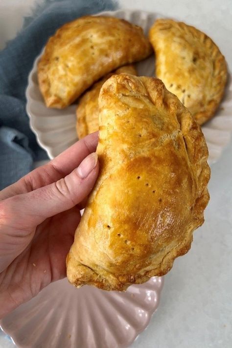 Cheese and Onion Cornish Pasties — Alice Fevronia Cornish Pasty, Vanilla Fruit, Cornish Pasties, Cheese Bagels, Fruit Tart, Brownie Cake, Grated Cheese, Gordon Ramsay, Fresh Rosemary