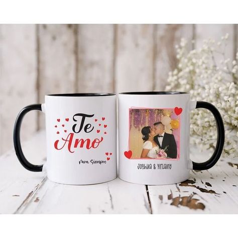 Pick A Color, Red Or Black, Day Weddings, Feb 7, Decoration Design, Custom Mug, Custom Mugs, Girlfriend Gifts, Red Color