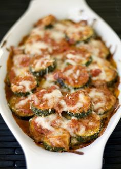 zucchini Zucchini Parm, Zucchini Parmesan, Snickers Cheesecake, Zucchini Casserole, Parmesan Zucchini, Cookie Bar, Zucchini Recipes, Veggie Dishes, Marinara