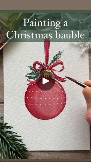 277K views · 702 reactions | I’ve loved seeing all the Christmas trees being decorated. Every year I get one new bauble and it makes for some special little memories 🥰 • • • #paintvideos #paintingvideo #wipart #wipartwork #bauble #baubles #christmasdecor #christmasdecorations #christmasinspiration #winterillustration #festiveillustration #michaelbuble #countrycottage #paintwithme #christmasart #christmasornaments #watercolourillustration #womenwhopaint | ellie_hooi_illustration | DoJam · Elf Main Theme (From ""Elf"") Winter Illustration, Main Theme, Christmas Card Art, Vintage Christmas Cards, Christmas Baubles, Watercolor Cards, Christmas Inspiration, Watercolour Painting, Christmas Art