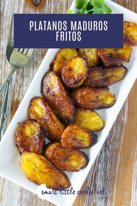 Cuban Plantains Recipes, How To Make Fried Plantains, Cuban Plantains, Maduros Recipe, Plantains Recipe, How To Make Plantains, Sweet Fried Plantains, Pollo Tropical, How To Cook Plantains