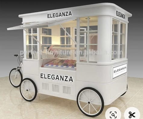 Juice Kiosk, Roda Gerobak, Pane Naan, Gerobak Dorong, Food Stall Design, Bike Food, Ice Cream Fruit, Mobile Food Cart, Food Kiosk