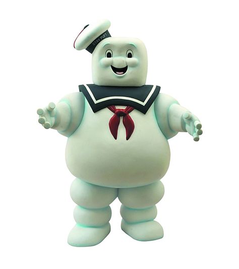 Ghostbusters 24" Stay Puft Marshmallow Man Bank - Mr Stay Puft, Marshmallow Man Ghostbusters, Ghostbusters Characters, Slimer Ghostbusters, Ghostbusters Toys, Ghostbusters Stay Puft, Stay Puft Marshmallow Man, Laika Studios, Diamond Comics